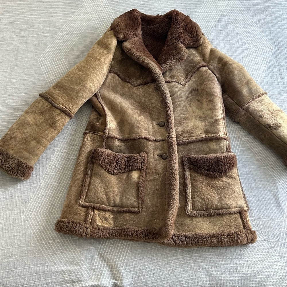 Brown Shearling Coat